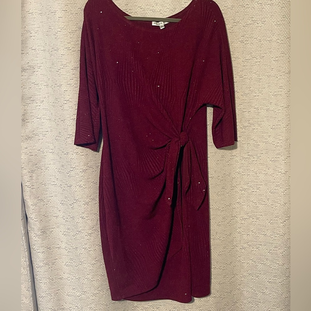 Maroon Robbie Bee Dress